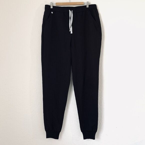 Figs Scrub Pants  Tansen Jogger Men XL Tall Black Pull On Pockets Stretch Medic - Picture 1 of 9